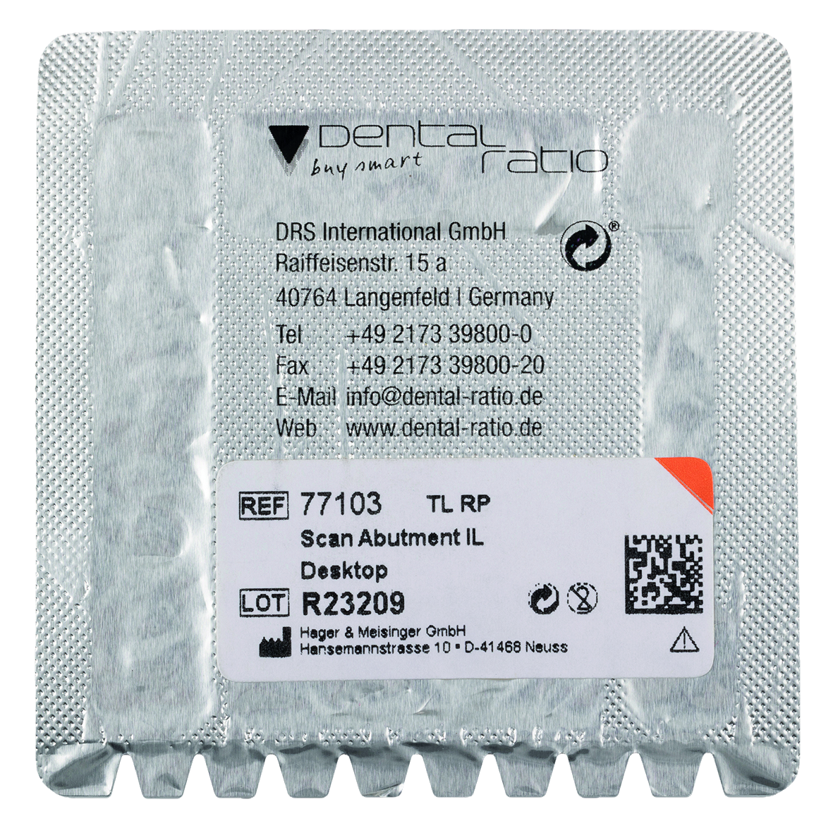 OKTAGON® TL RP Desktop Scan Abutment IL