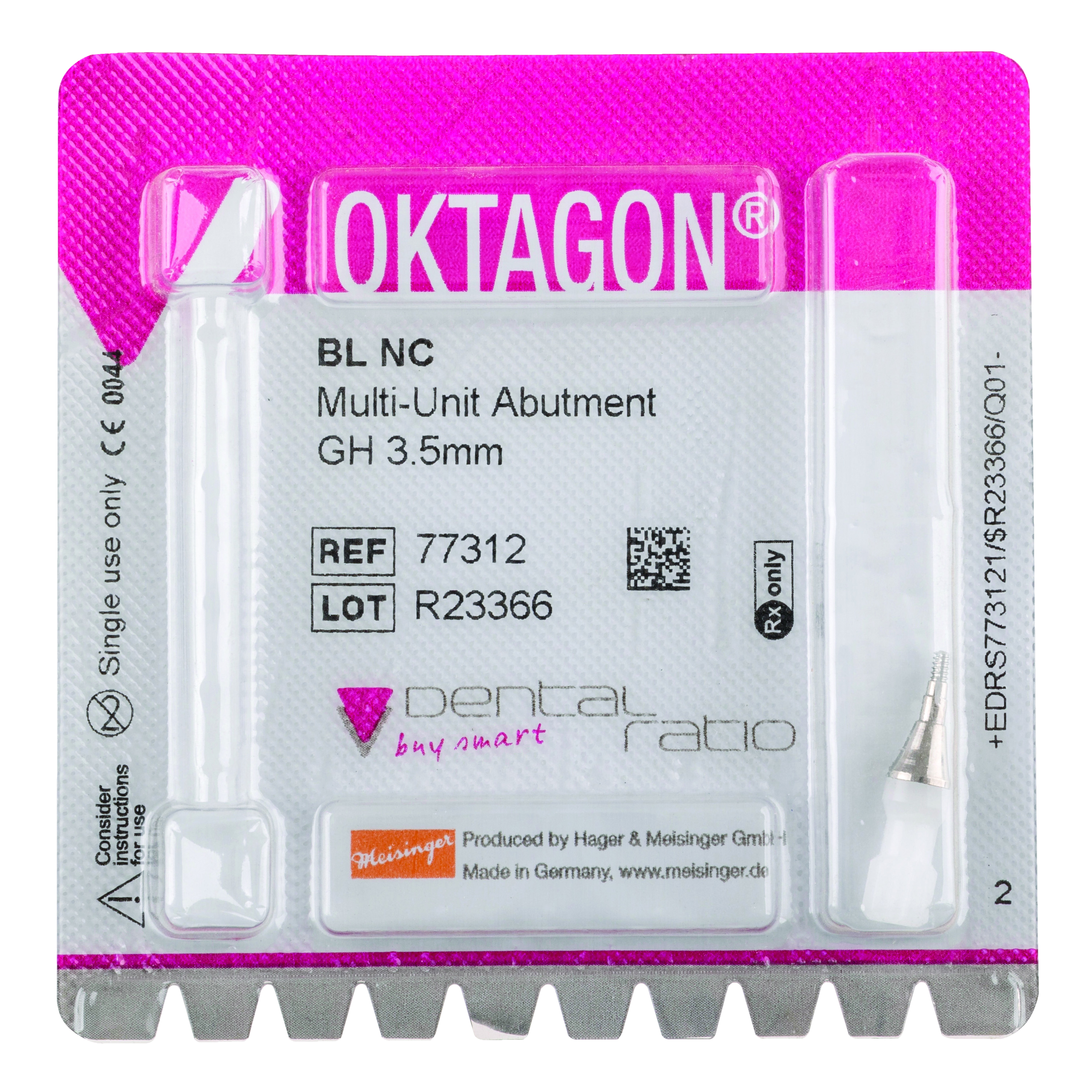 OKTAGON® BL NC Multi-Unit Abutment GH 3.5 mm