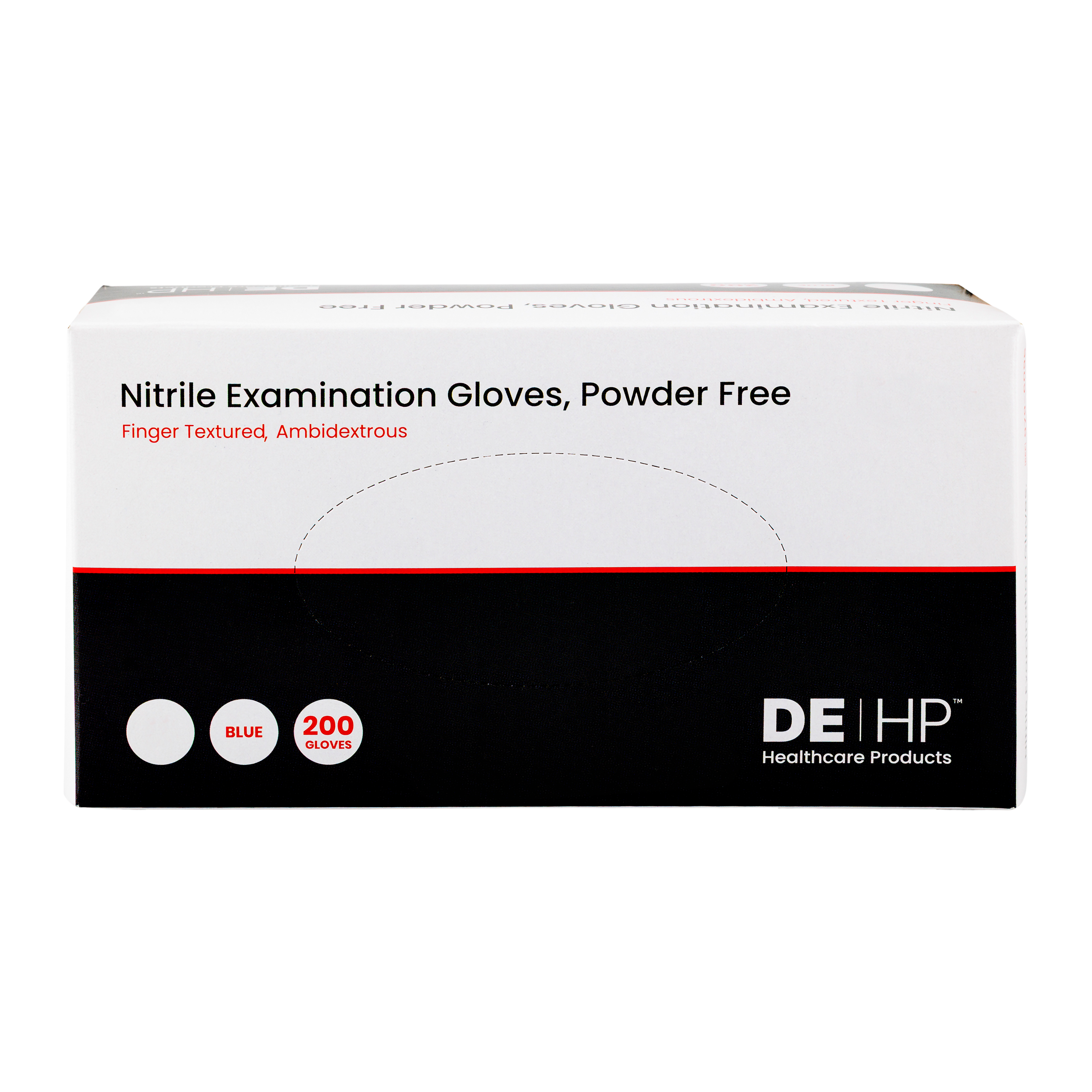 DEHP Gloves Nitrile Exam Powder-Free Blue Small 200pk