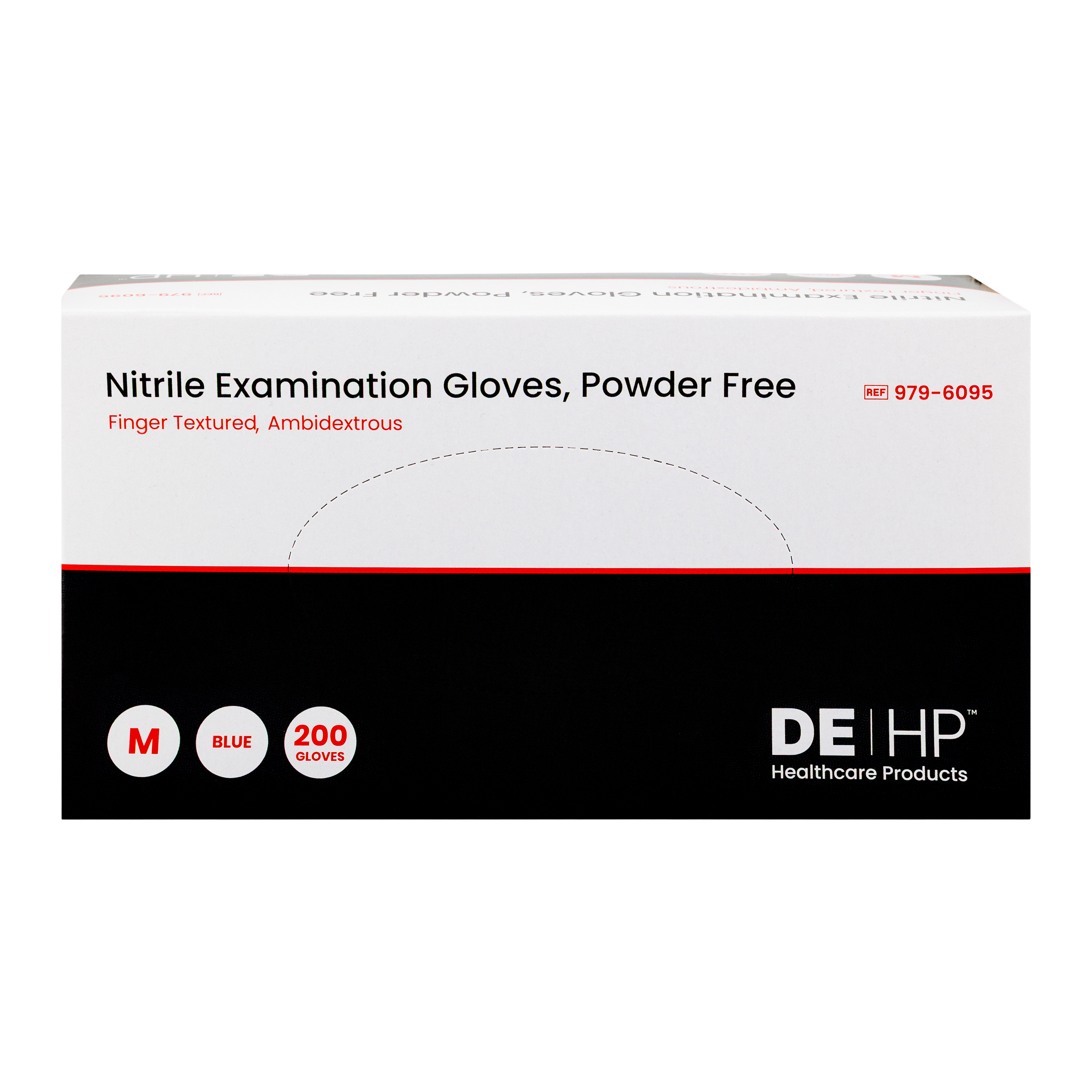DEHP Gloves Nitrile Exam Powder-Free Blue Medium 200pk