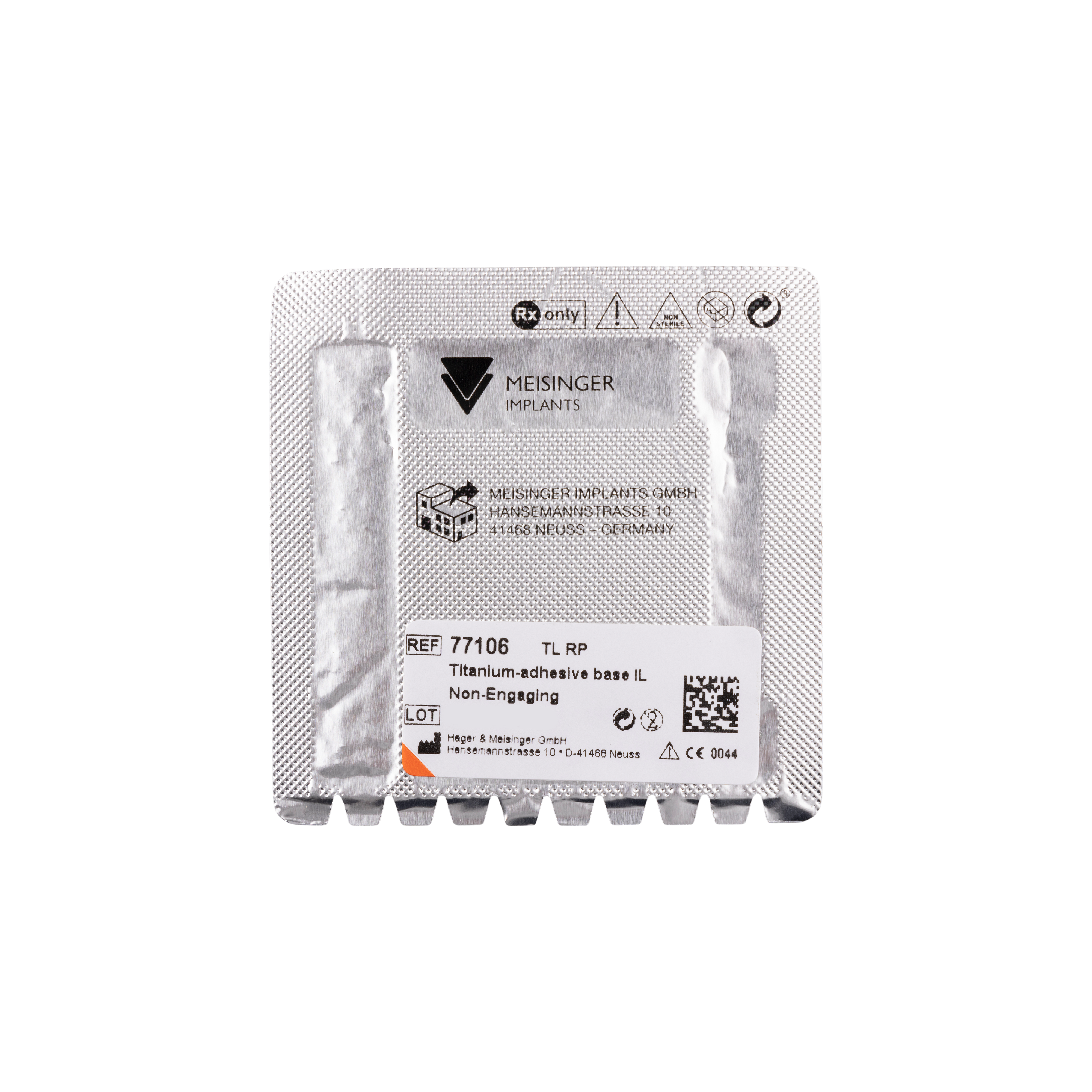 OKTAGON TL RP Titanium-adhesive Base IL N/Engaging