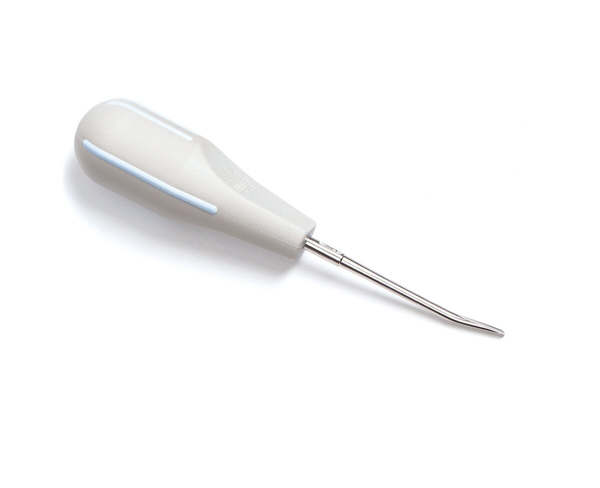 Luxator Periotome - L-3IC 3mm omgekeerd gebogen lichtblauw