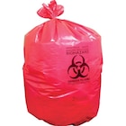 Biohazard Bag 1-3/10mil 30x36" Red Twist Tie Closure LLDPE 250/Ca