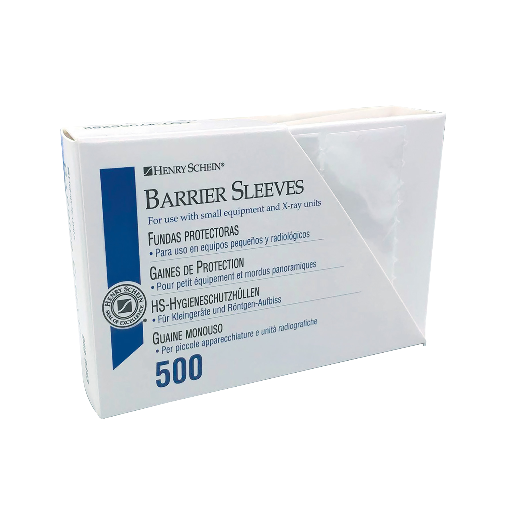 HS Disposable Bite Plate Sleeve 80x40mm 500pk - Orthophos style