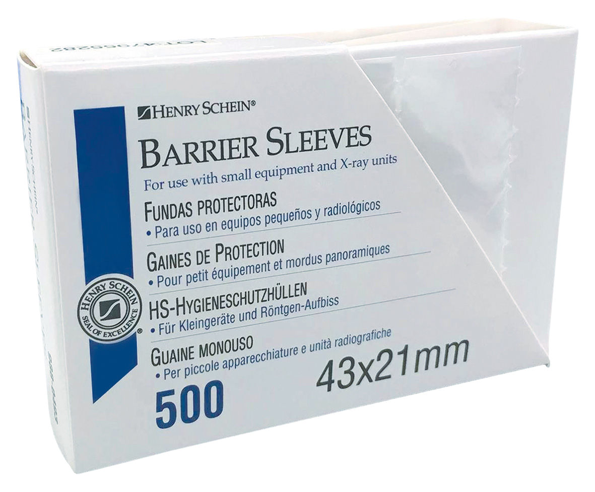 HS Disposable Bite Plate Sleeve 80x40mm 500pk - Orthophos style