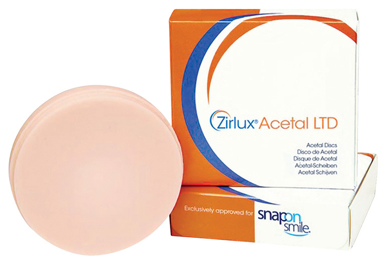 Zirlux Acetal 98 x 25mm Disc Pink