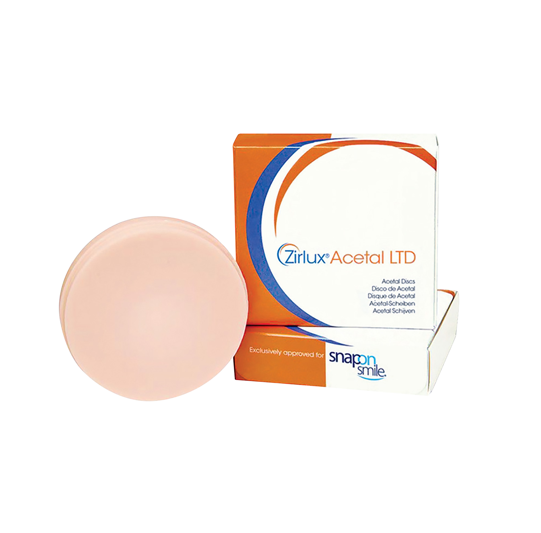 Zirlux Acetal 98 x 25mm Disc Pink