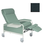 CareCliner Bariatric Recliner Vinyl 450lb Capacity Black Each