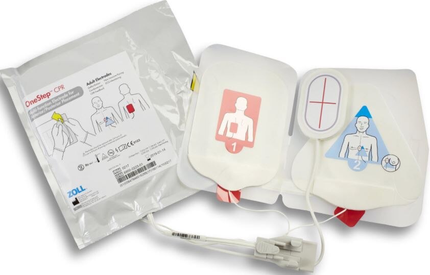 OneStep Resuscitation Electrode Adult New Solid Gel 8/Ca