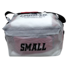 Weather Repellant Bag 15x18x12" Clear Vlcr Duffle Styl Hndl/Rmvbl Shldr Strp