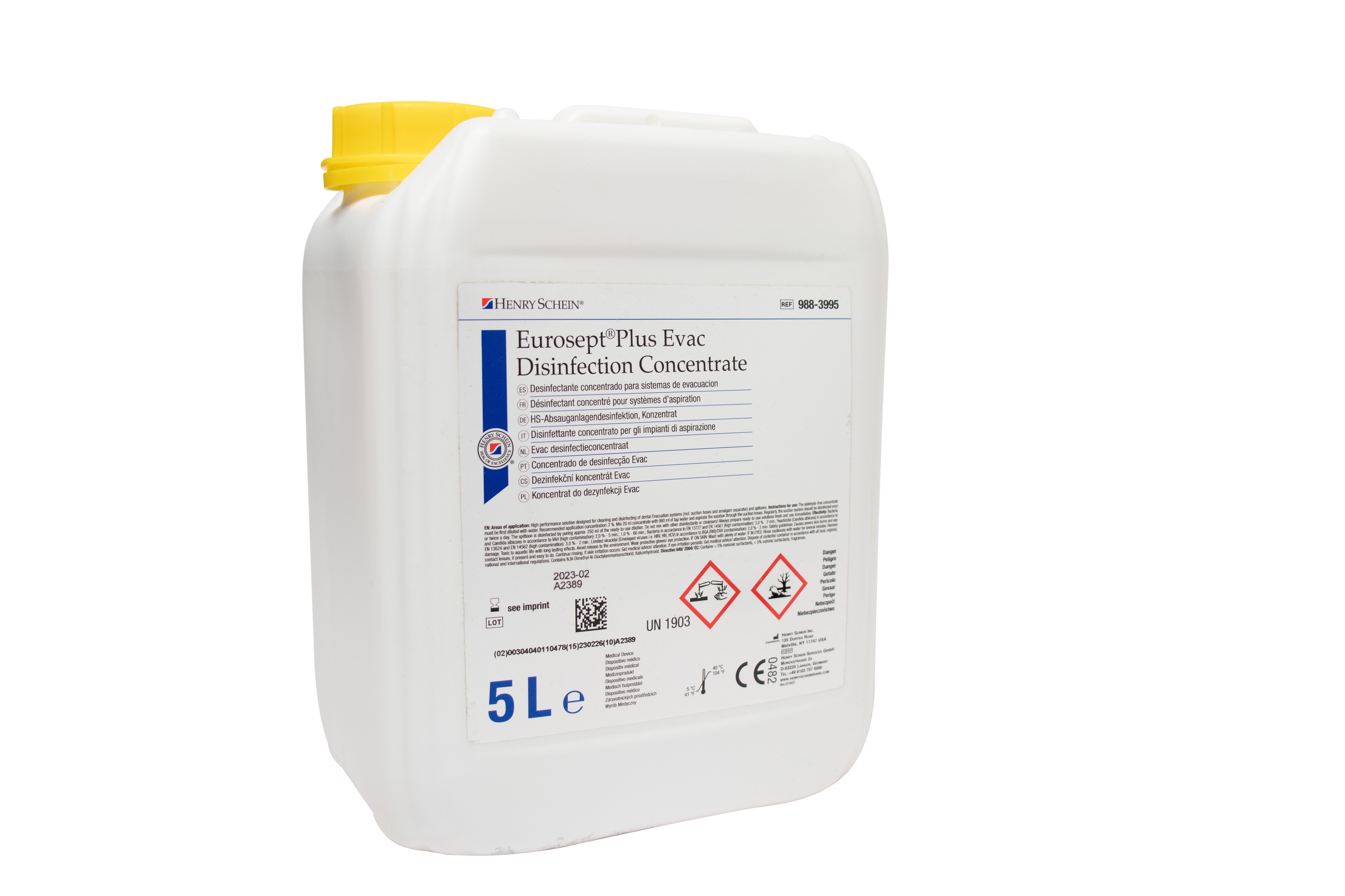 HS EuroSept Plus Evacuation Disinfection Concentrate Daily 5L