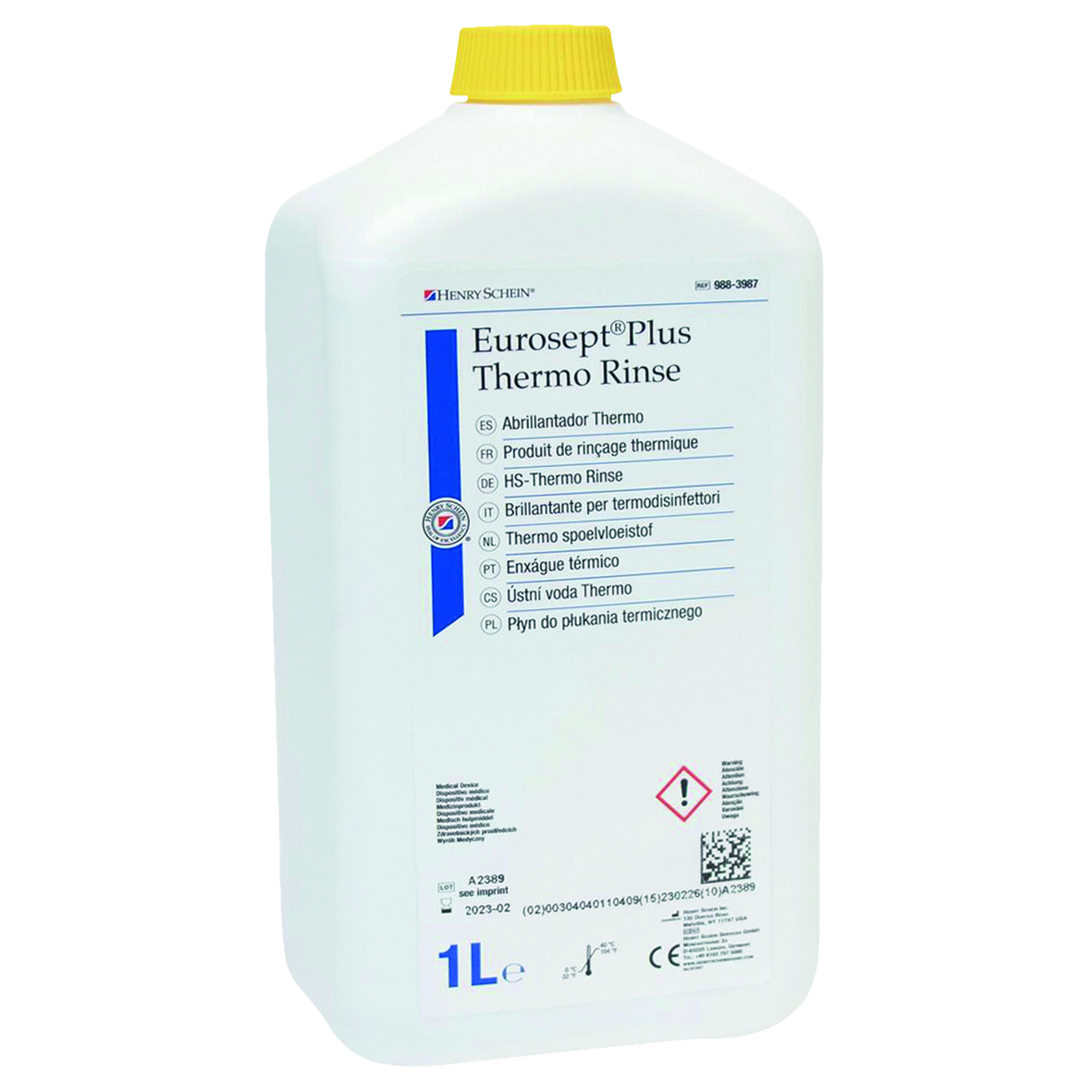 HS EuroSept Plus Thermo Rinse 1L - ***NOT COMPATIBLE with previous version***