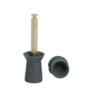 DEHP Prophy Cups RA Grey Ribbed Soft 36pk - Latex Free
