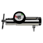 Oxygen Regulator Brass/Chrome Ea
