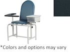 Blood Draw Chair Black Vinyl Steel 300lb Capacity Ea
