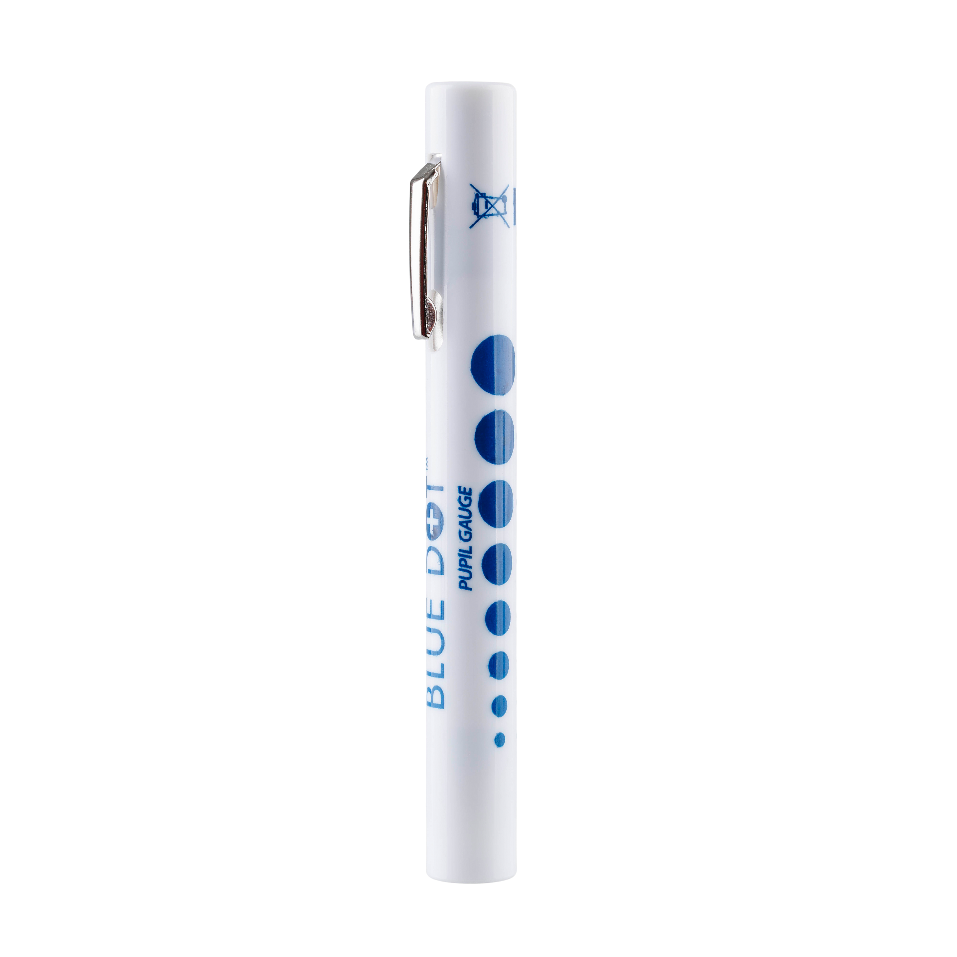 Blue Dot Disposable White Pen Torch