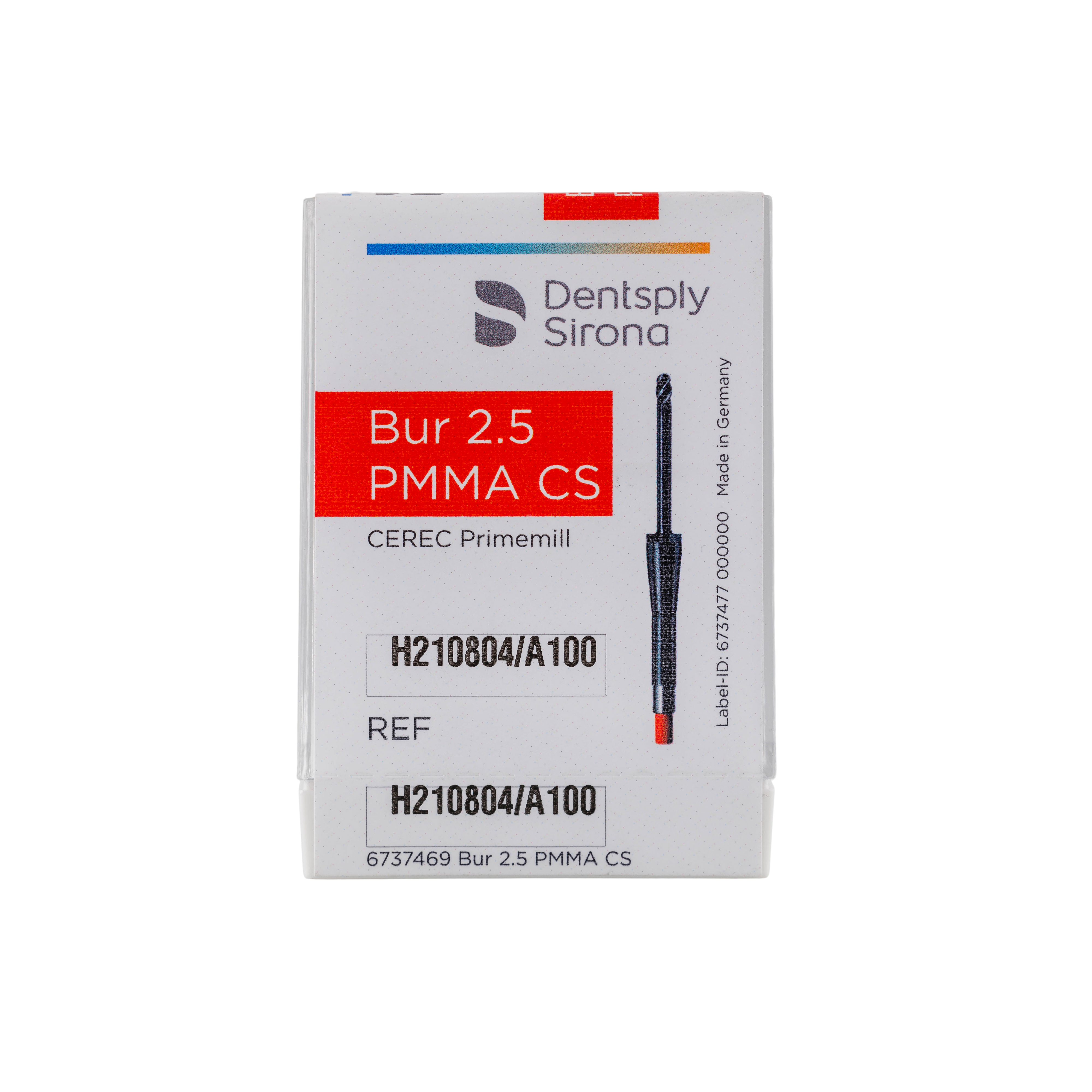 CEREC Primemill PMMA CS Bur 2.5mm 3pk