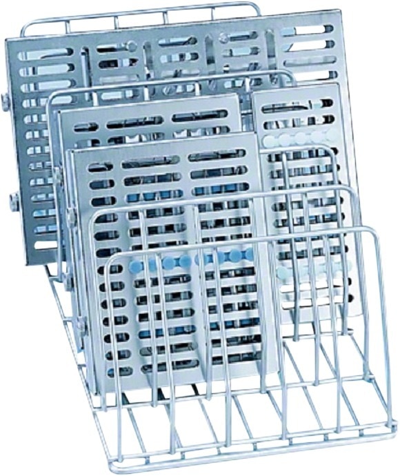Inzetten en toebehoren voor Thermo-desinfector - Inzet voor zeeftrays - E 523 (H 151, B 220, D 450 m