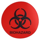 Label Biohazard 4.5x4.5x.25" Ea Ea