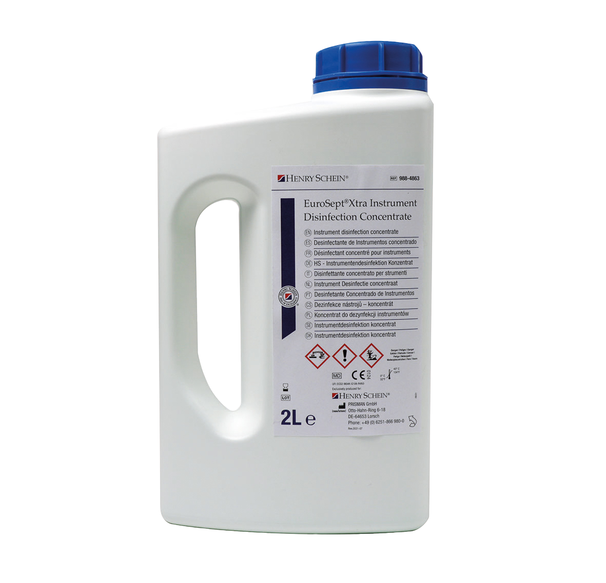 HS EuroSept Xtra Instrument Disinfection Conc 2L