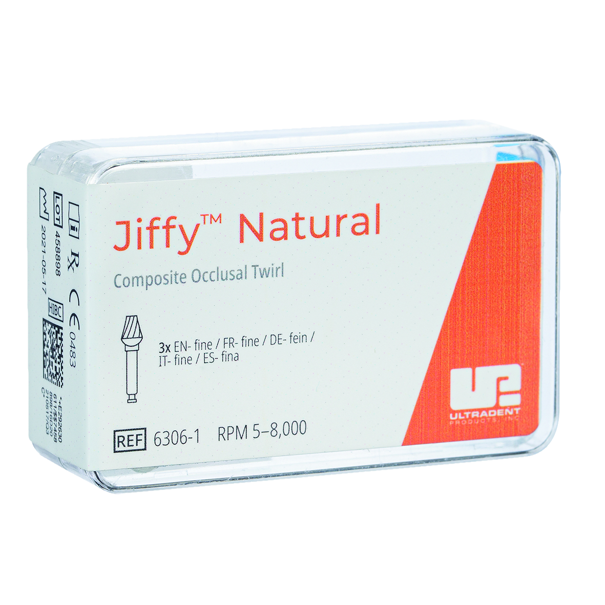 Jiffy Natural Occlusal Twirl Fine 3pk