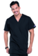1205237_UK_front_01_s_-Cherokee-4876-Unisex-ThreePocket-Scrub-Top-Black-XS.png
