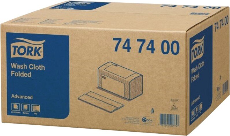 Tork wash cloth - 4 laags - 747400