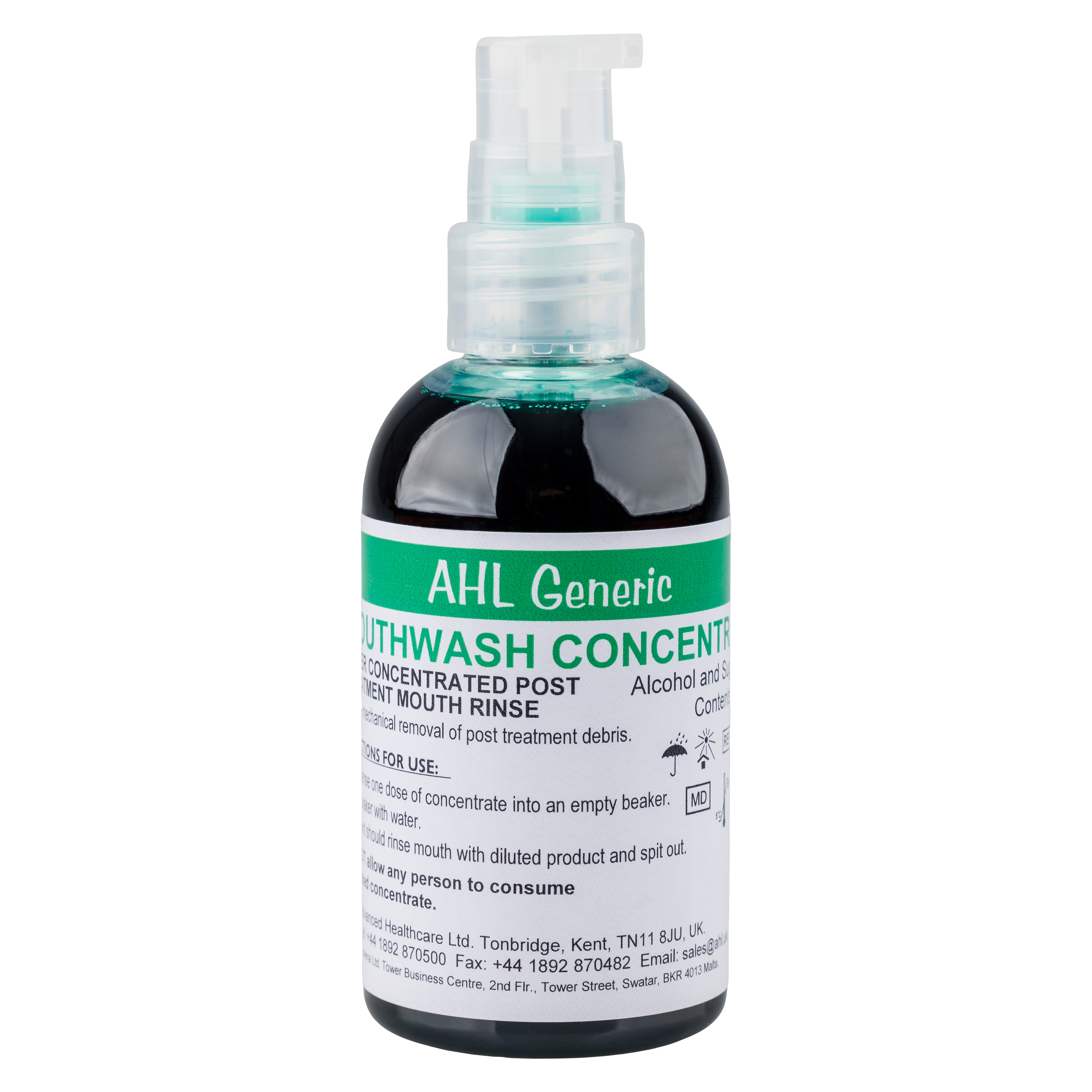 Advanced Healthcare AHL Generic Mouthwash Concentrate 1206135 - Henry ...