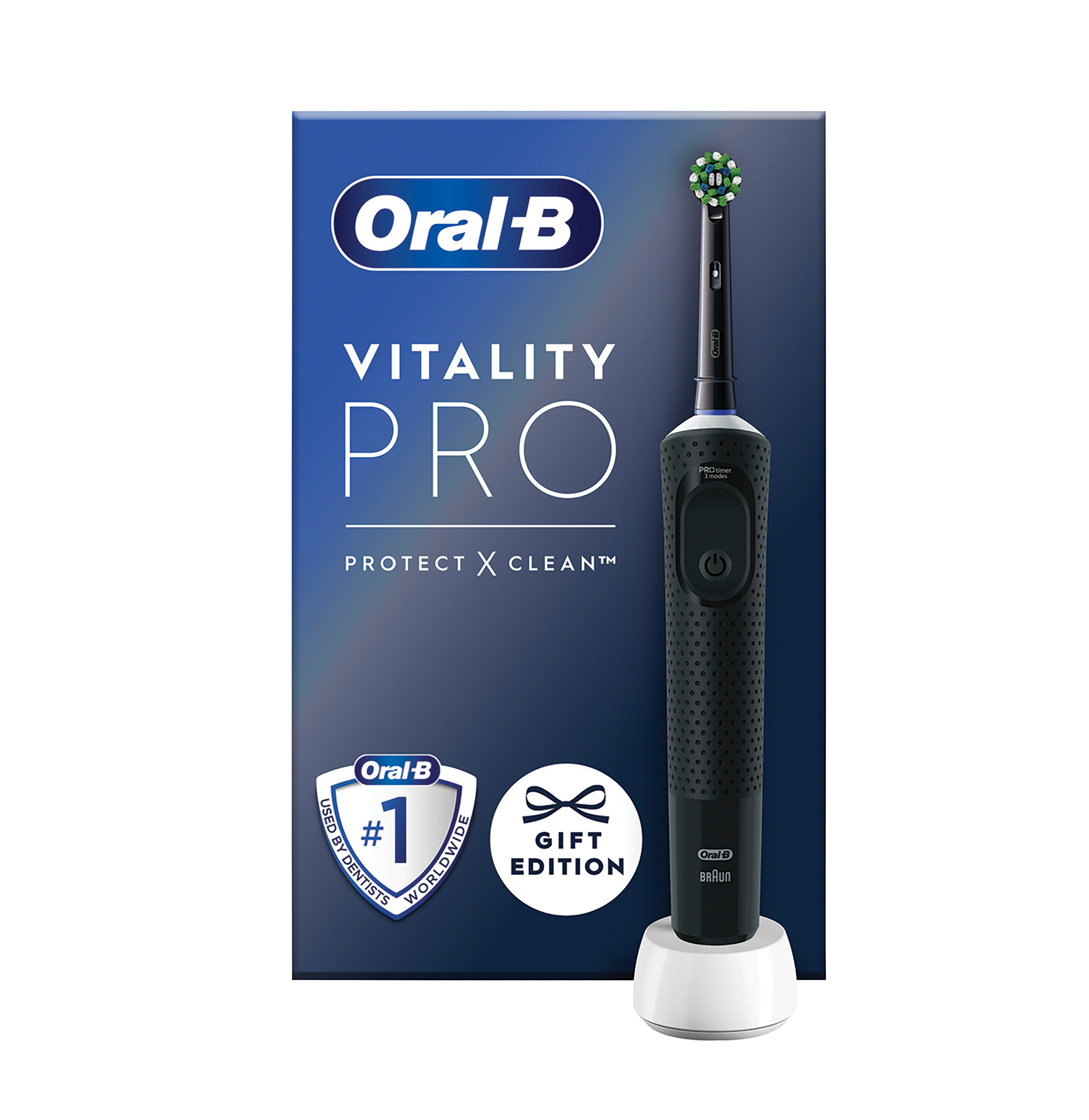 Vitality Pro Black Toothbrush