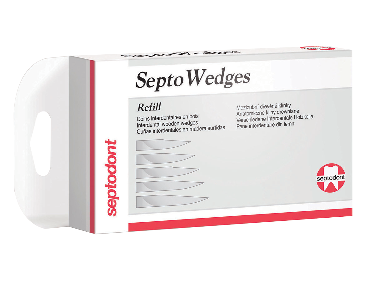 SeptoWedge Wood Refill No 3 Red 100pk