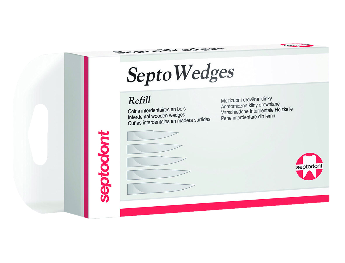 SeptoWedge Wood Refill No 5 Natural 100pk