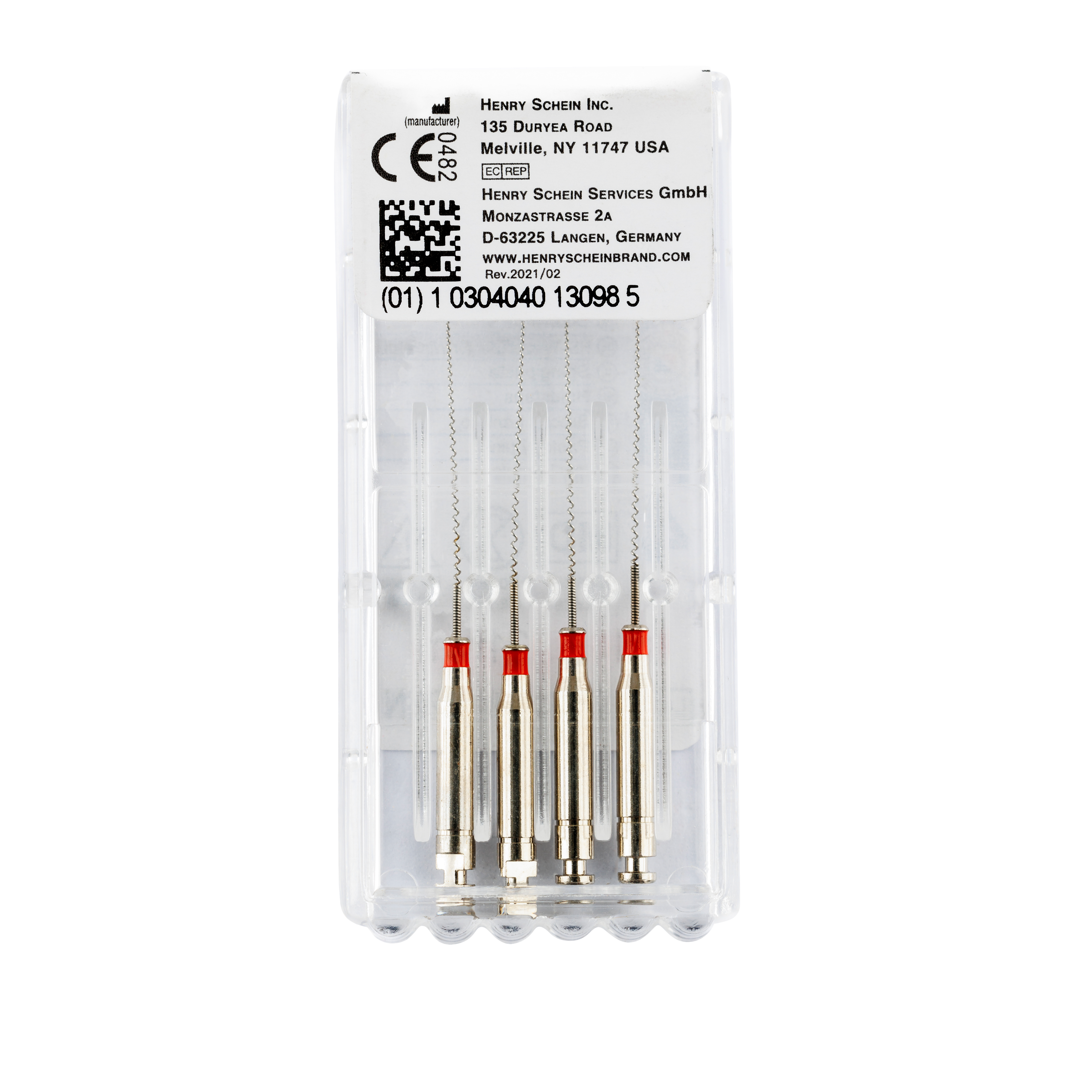 HS Endoflex Paste Fillers 21mm Size 1 Red 6pk