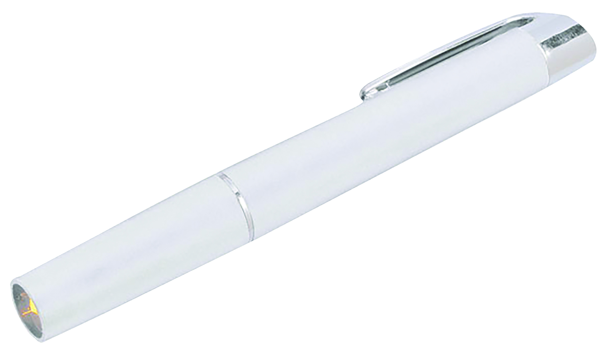 Plastic Reusable Pen Torch White