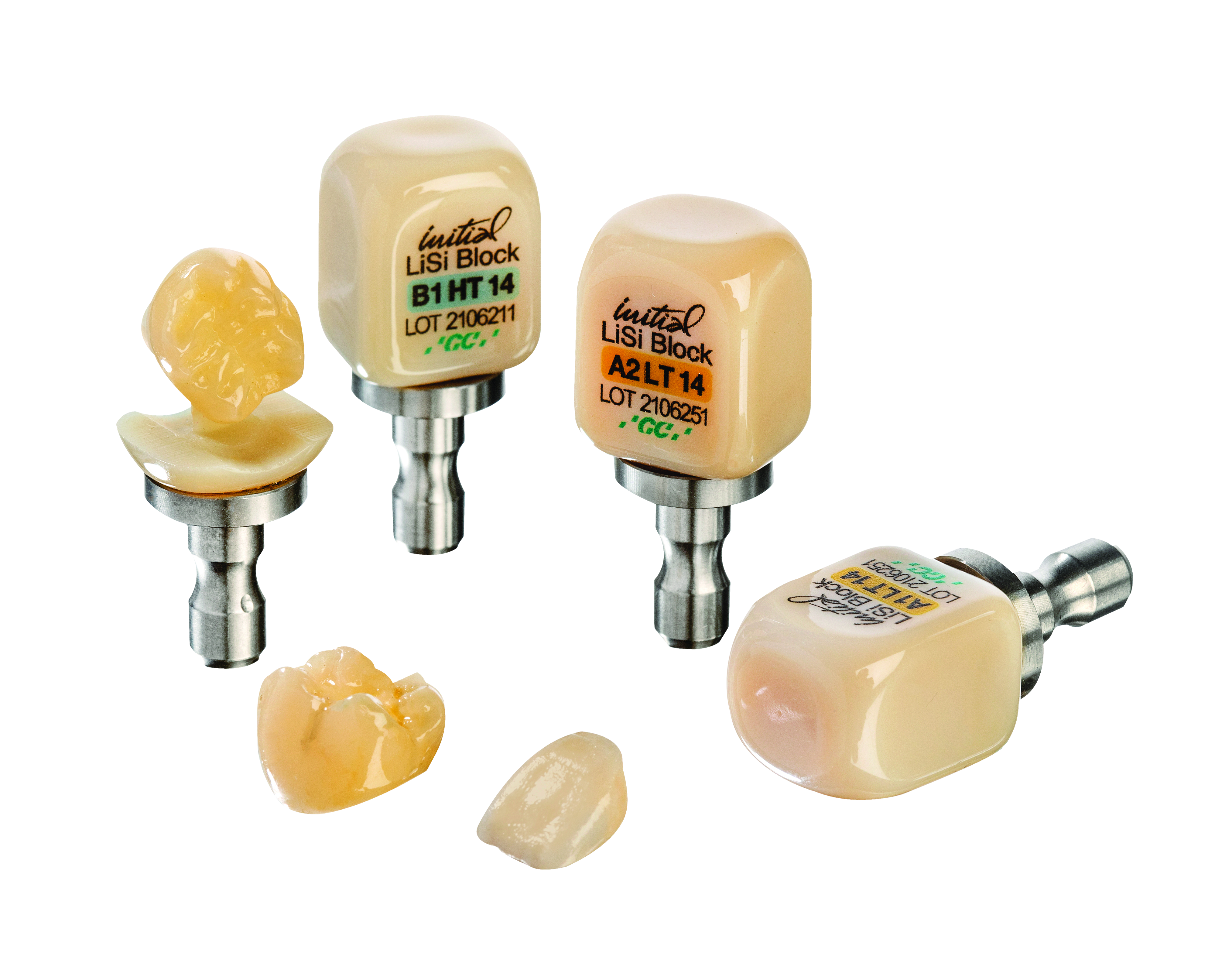GC Initial LiSi Block CEREC (HT) High Translucency Size 14 A3.5 5pk