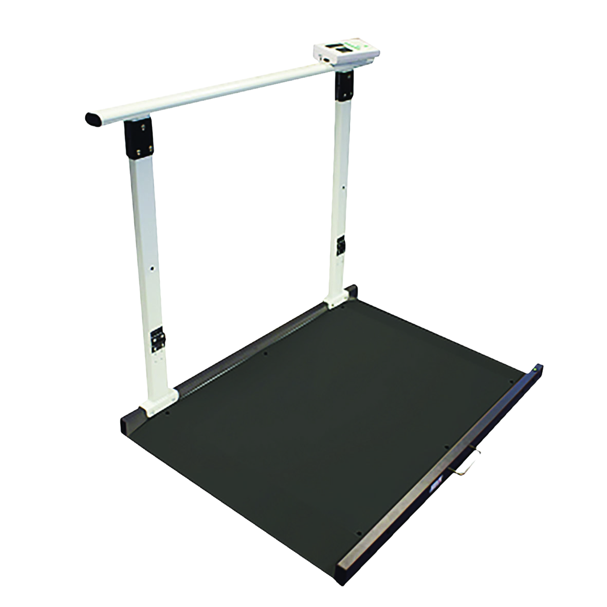 M653 Wheelchair Scale with Folding Handrail