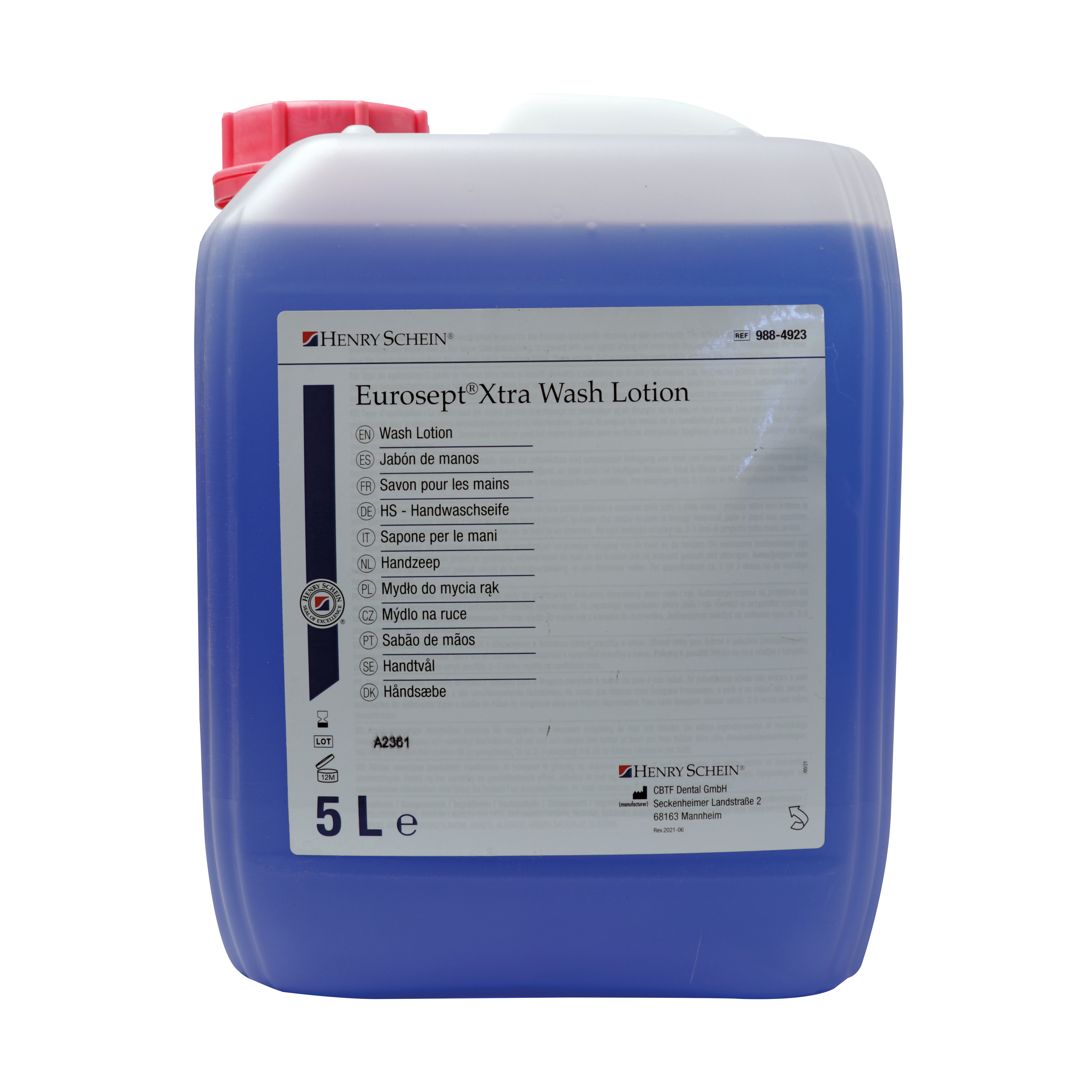 HS EuroSept Xtra Wash Lotion 5 Litre