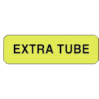 Label Extra Tube 1-1/4x3/8" Fl Yellow 1000/Rl 1000/Rl