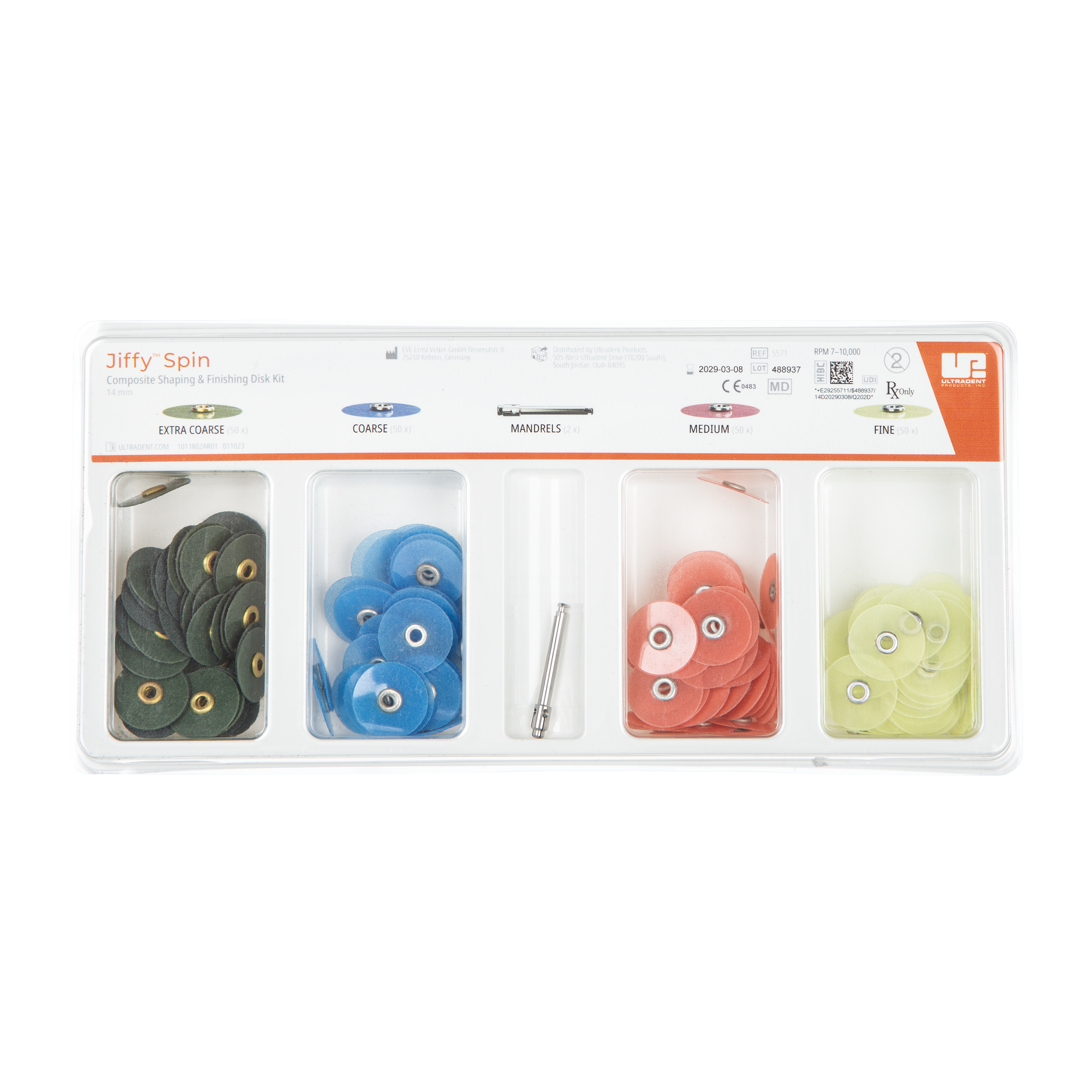 Jiffy Spin Disc Starter Kit 14mm