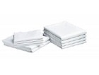 Muslin Fitted Sheet White 55% Cotton/45% Polyester 36x80x8-1/2"