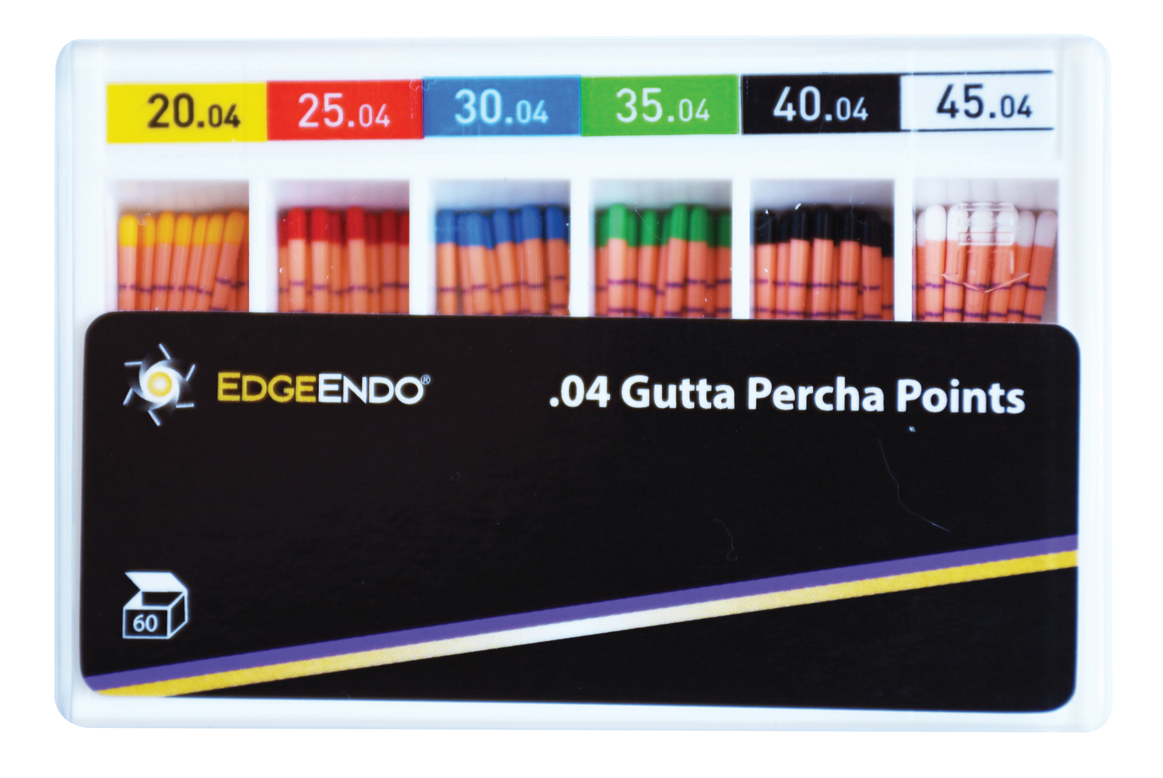 Edge Gutta Percha Points 15.04 60pk