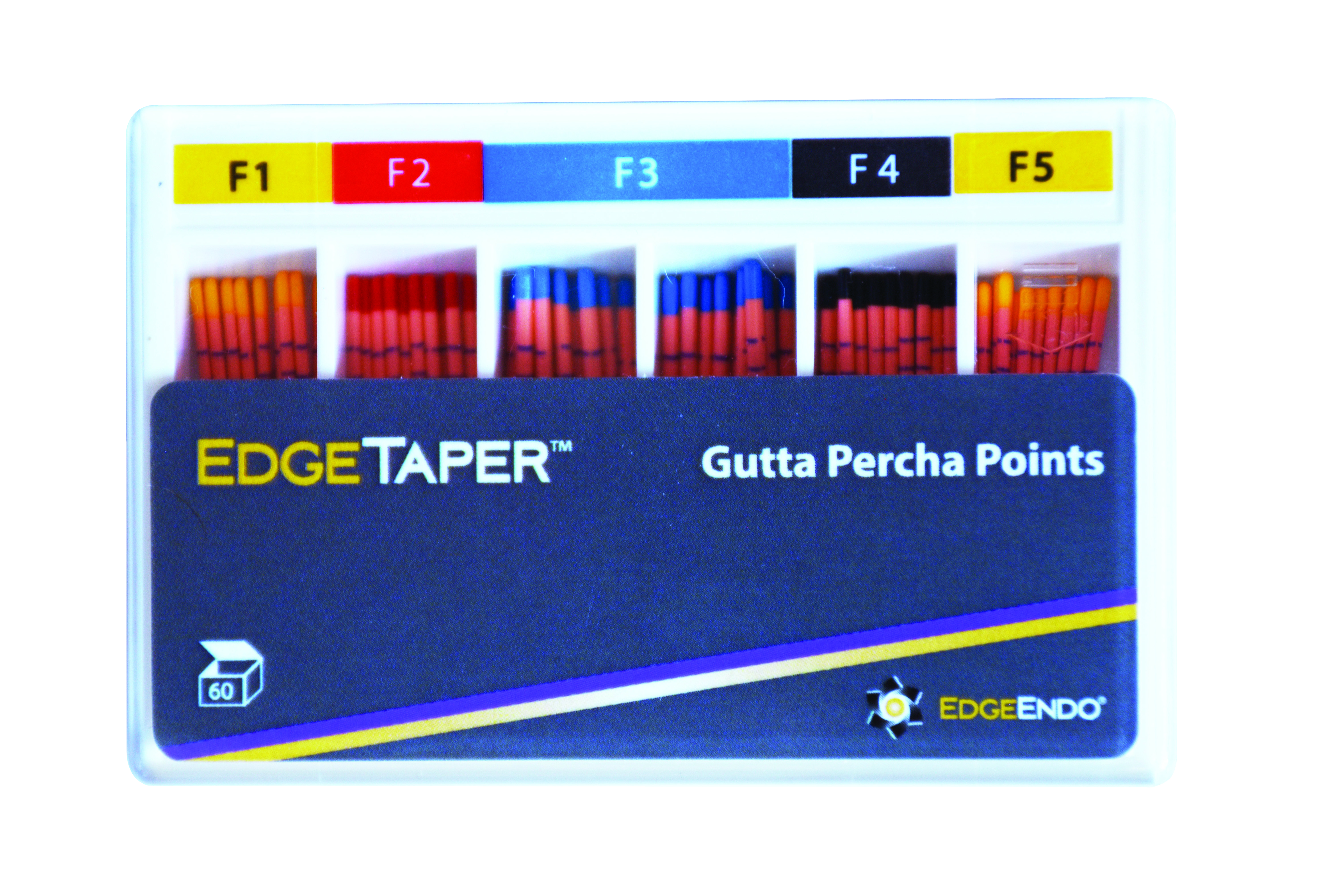 EdgeTaper Gutta Percha Points Assorted 60pk