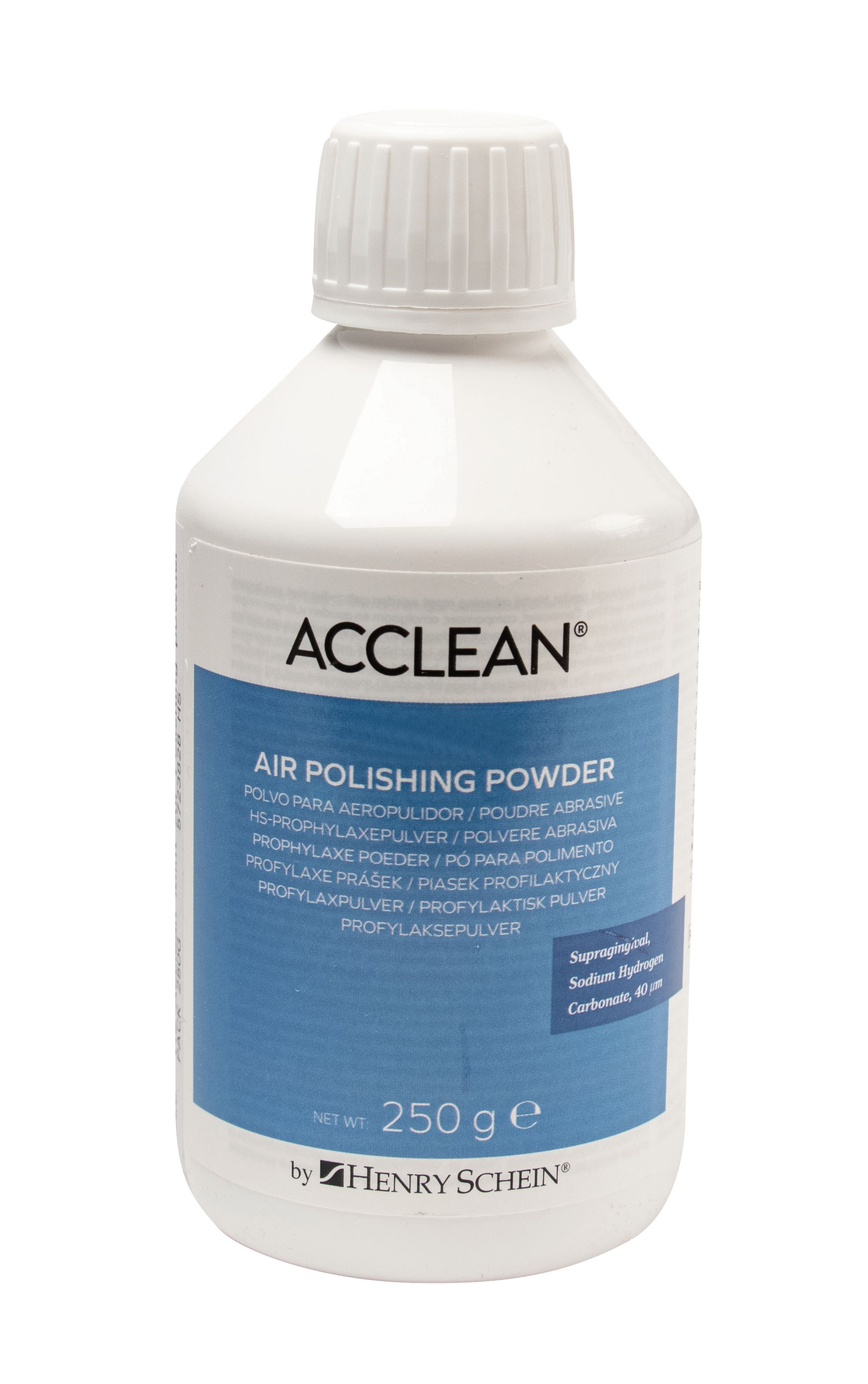 ACCLEAN Air Polishing Powder Lemon 40µm Bottle 250g