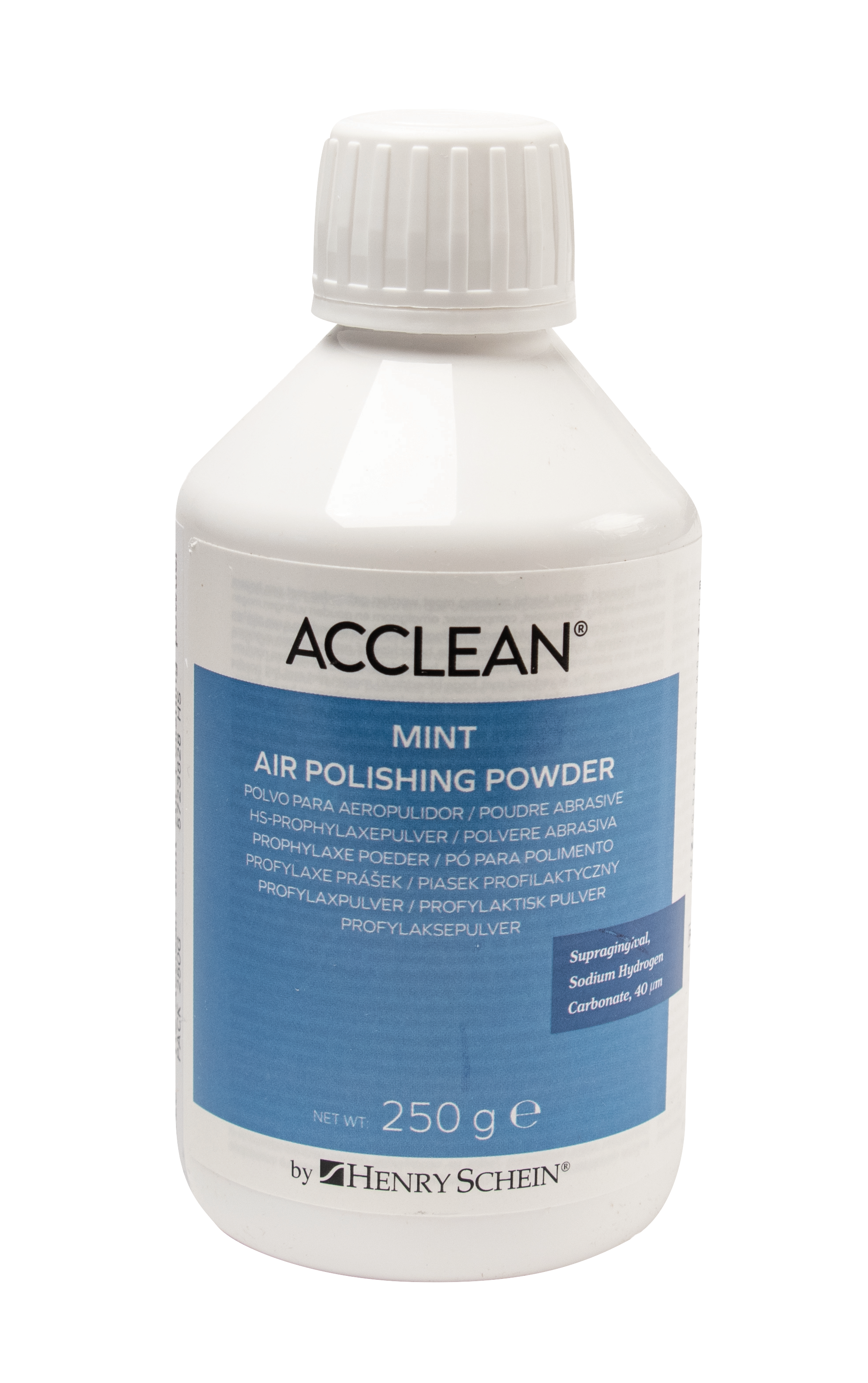 ACCLEAN Air Polishing Powder Mint 40µm Bottle 250g