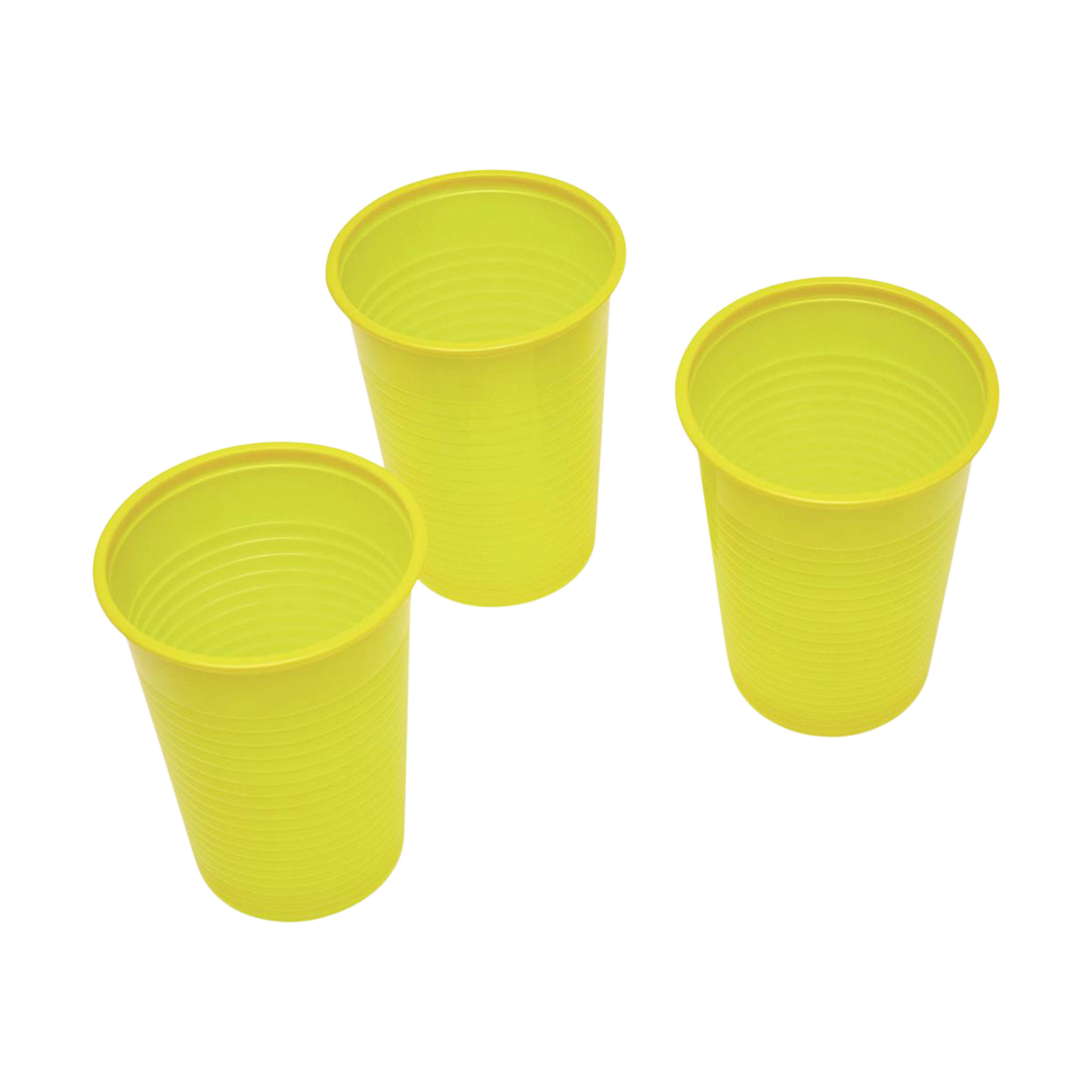 HS Drinking Cup Yellow 200ml 3000pk