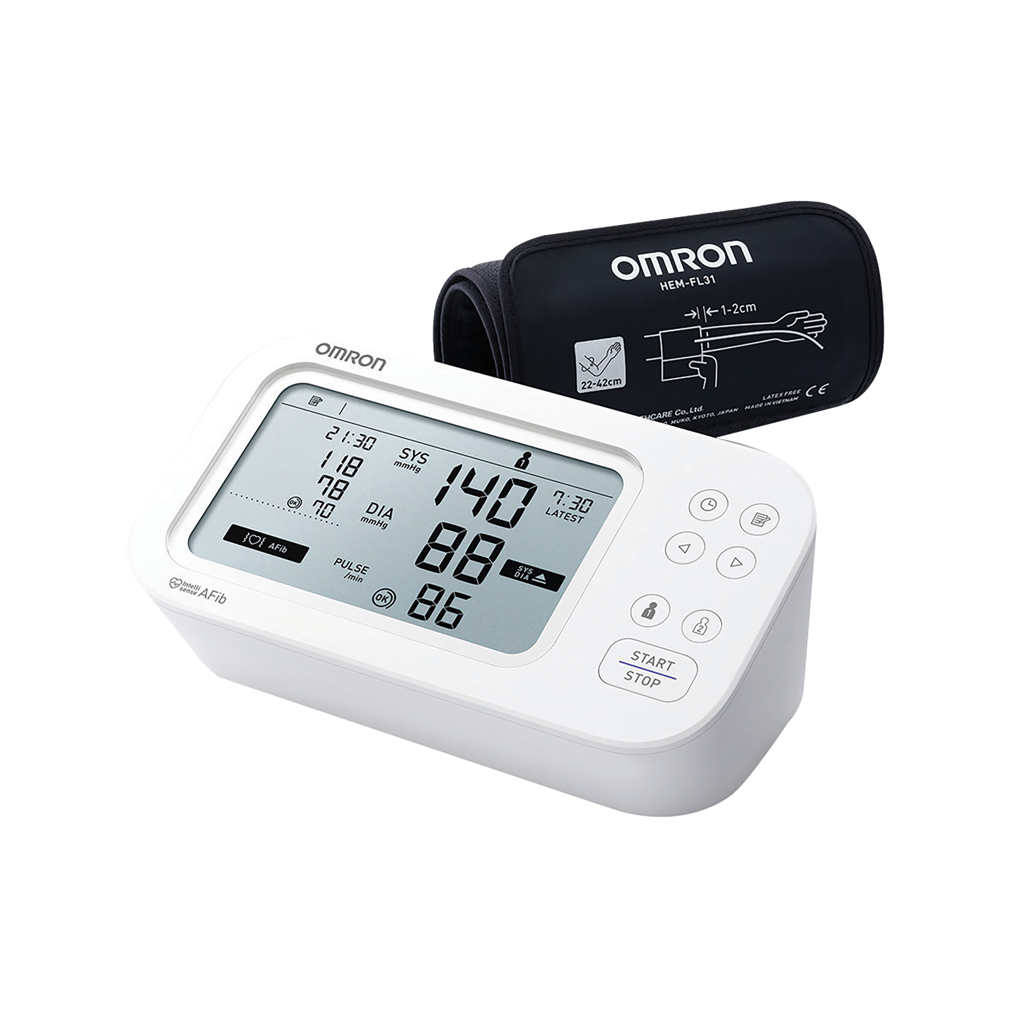 M6 Comfort Arm Blood Pressure Monitor AFib