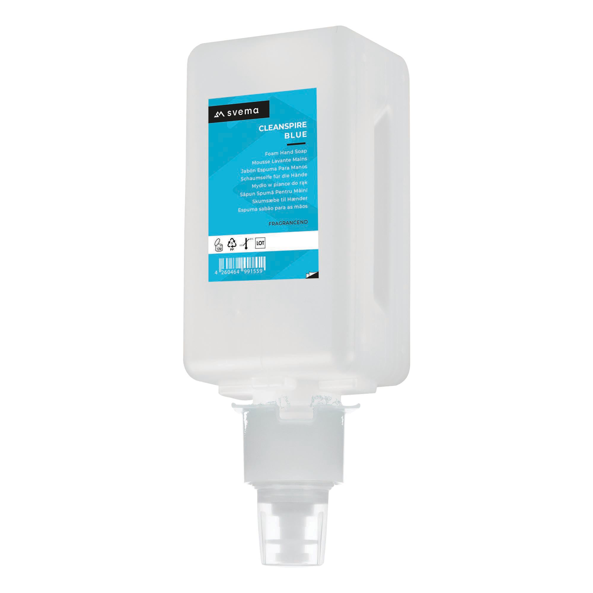 Cleanspire Blue Foam Hand Soap 500ml LoganM