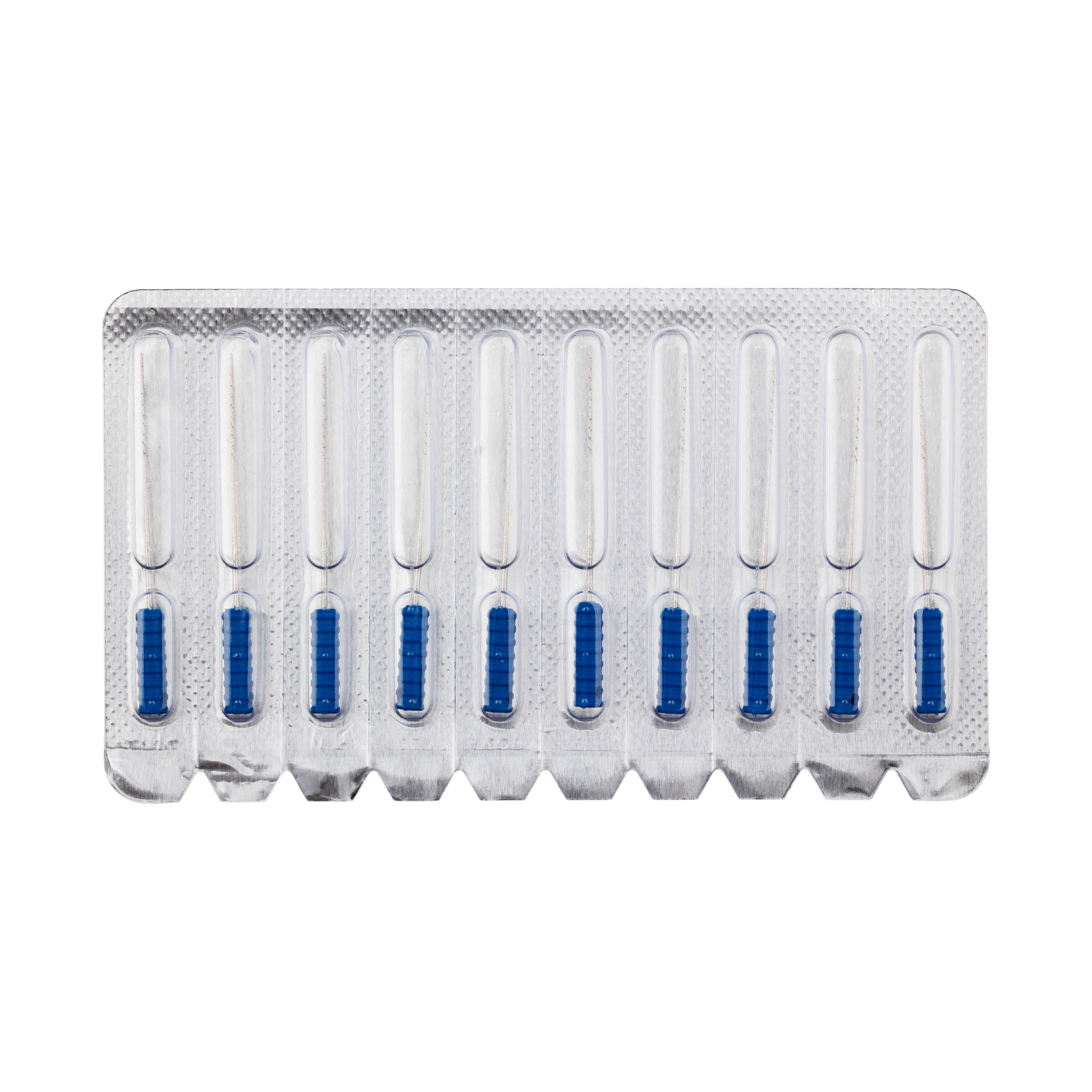 HS Barbed Broaches Sterile 25mm Size 4 Blue 10pk