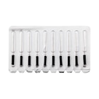 HS Barbed Broaches Sterile 25mm Size 6 Black 10pk