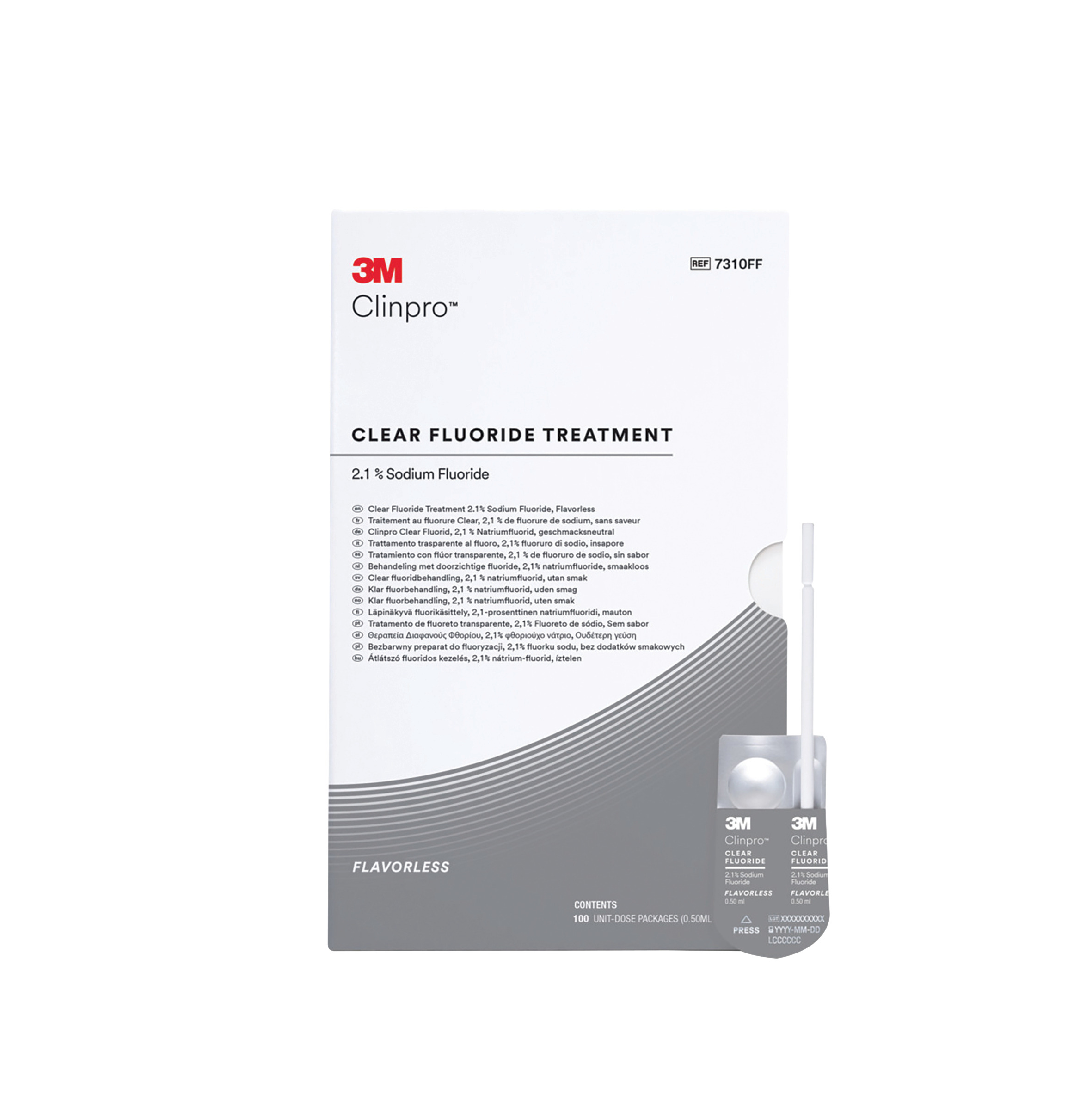 Solventum Clinpro Clear Fluoride Treatment 0.5ml 100pk 1214230 - Henry ...