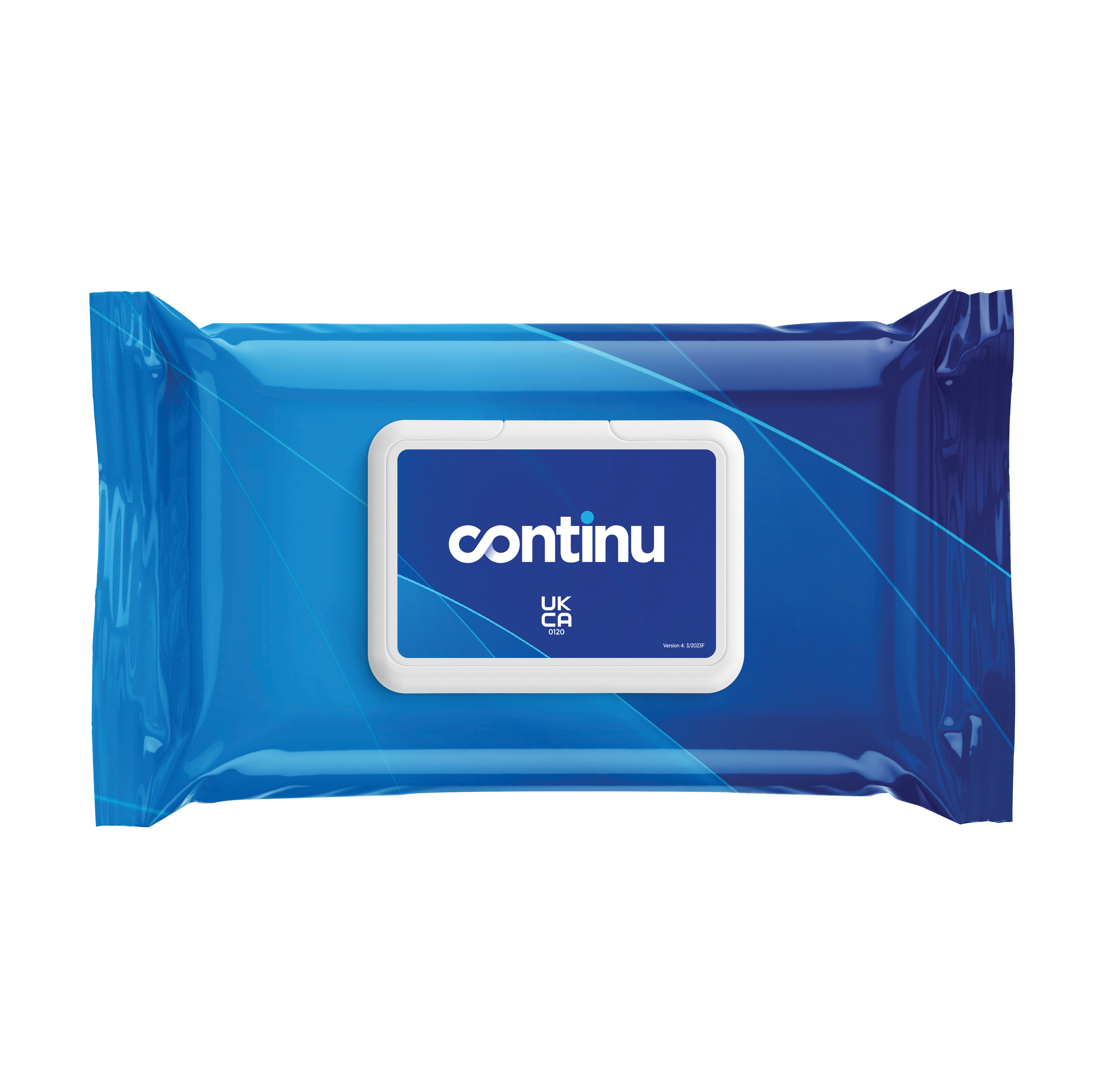 Continu 2 in 1 Alcohol-Free Cleaning & Disinfectant Wipes Flat Pack 200pk